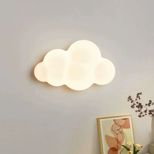 Applique Murale Chambre en forme de nuage avec télécommande